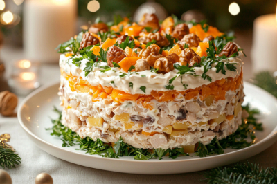 Не ждите праздников, побалуйте себя сейчас: вкуснющий салат с маринованными опятами