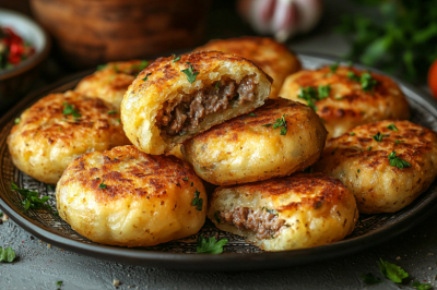 Картошечка с ужина идёт в дело: готовлю зразы с печенью и луком &mdash; сытно и вкусно