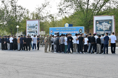 Школьники центра &laquo;Балдаурен&raquo; посетили инженерно-сапёрную бригаду Конаевского гарнизона