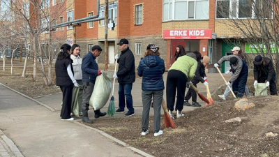 В Косшы собрали 746 кг пластика и убрали прибрежную зону в рамках «Таза Қазақстан»
