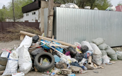 Народный репортёр. Не вывозят мусор, образовалась целая свалка