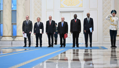 В Акорде приняли новых представителей дипкорпуса шести стран