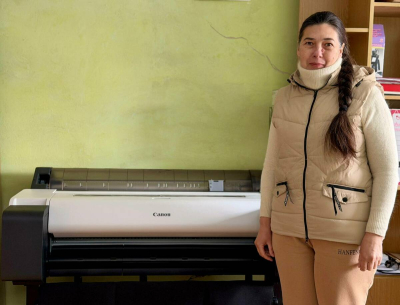 Татарстан передал подшефному Лисичанску крупноформатный плоттер