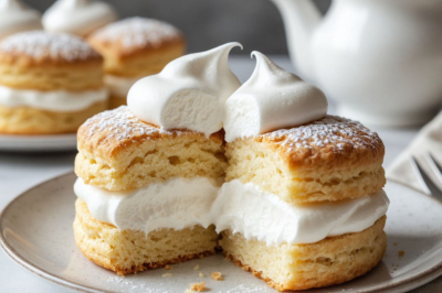 Дрожжевое тесто не нужно! Пеку творожные булочки с начинкой безе &mdash; пышные, невесомые, за 20 минут