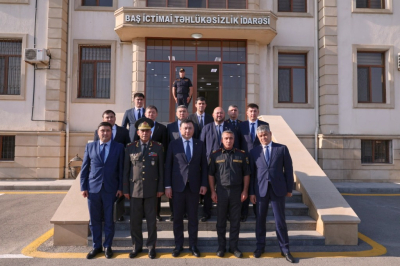 Делегация Нацгвардии МВД Казахстана посетила с рабочим визитом Азербайджан