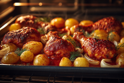 Рецепт из куриных голеней на каждый день: идеально после работы &mdash; скидал в противень и отправил в духовку