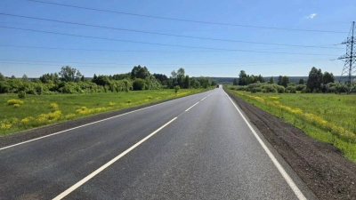 В Татарстане по нацпроекту отремонтирован участок дороги М-7 &laquo;Волга&raquo; - Бизяки